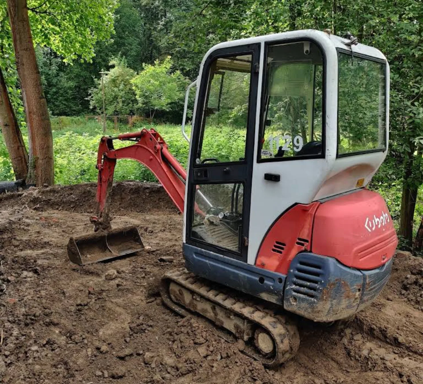 Minikoparka Kubota 1,7 t